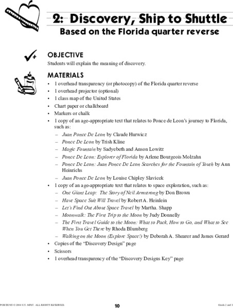 Discovery, Ship to Shuttle Lesson Plan