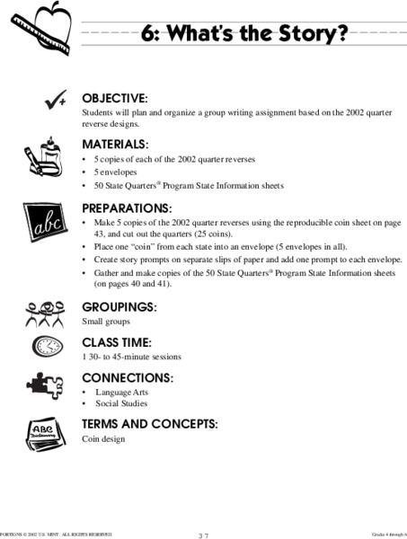 What's The Story? Lesson Plan