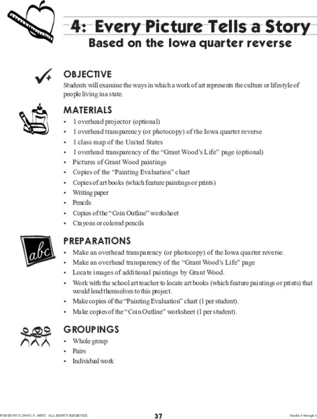 Every Picture Tells a Story Lesson Plan