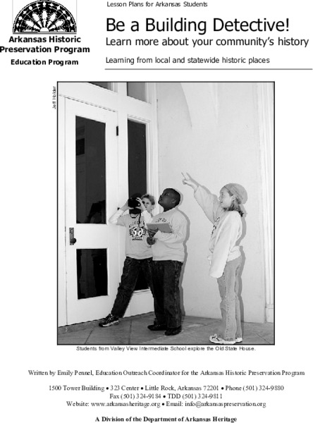 Be a Building Detective! Lesson Plan