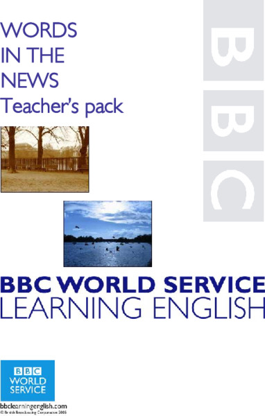 Words in the News Lesson Plan