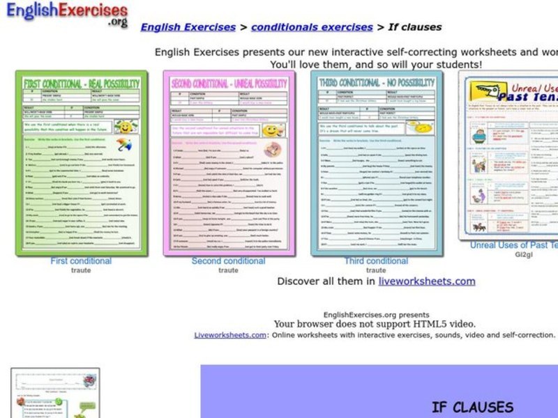 If Clauses Interactive