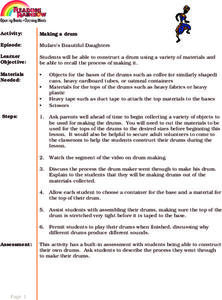Making a Drum Lesson Plan