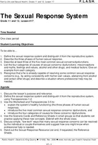 The Sexual Response System Lesson Plan