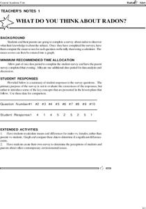 What Do You Think About Radon? Lesson Plan