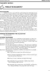 What Is Radon? Lesson Plan