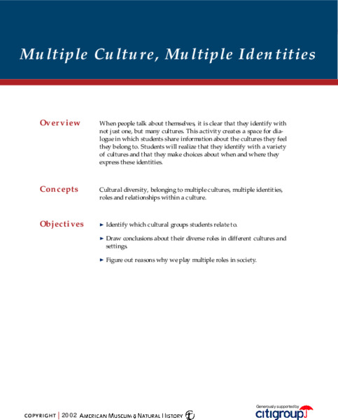 Cultural Diversity Lesson Plan