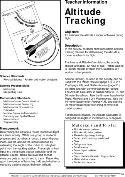 Altitude Tracking Lesson Plan