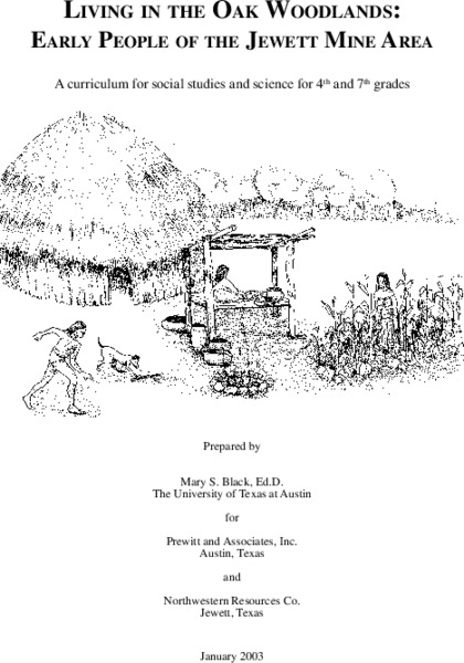 Living in the Oak Woodlands: Early People of the Jewett Mine Area Lesson Plan