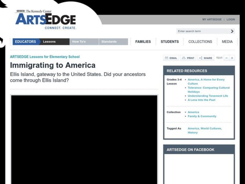 Immigrating to America Lesson Plan