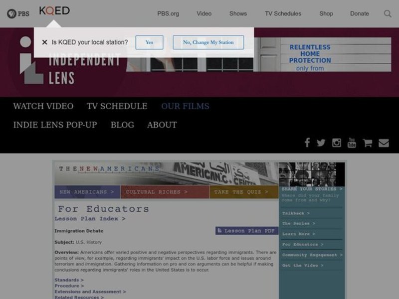 Immigration Debate Lesson Plan