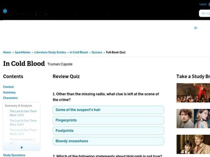 In Cold Blood Interactive