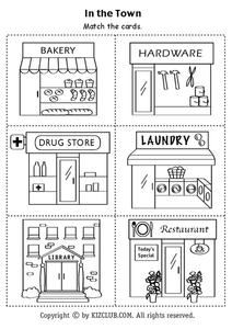 In the Town Lesson Plan