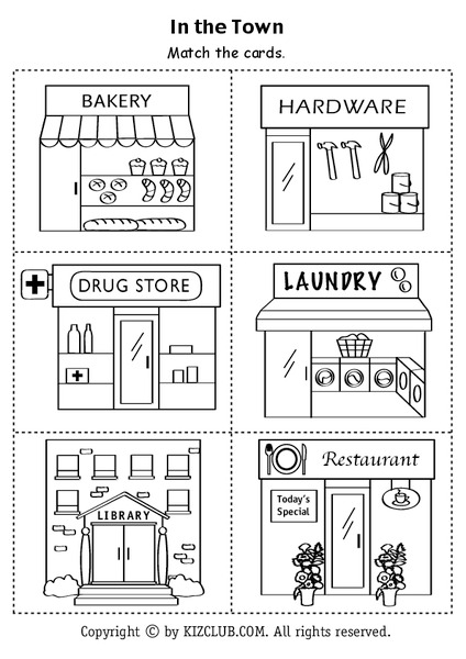 In the Town Lesson Plan