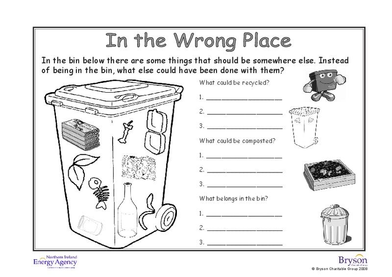 In the Wrong Place Worksheet