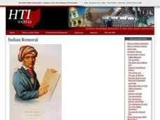 Indian Removal Lesson Plan