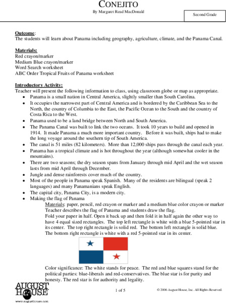 Conejito Lesson Plan