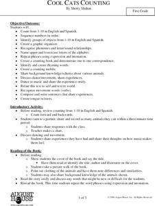 Cool Cats Counting Lesson Plan
