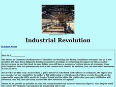 INDUSTRIAL REVOLUTION Lesson Plan