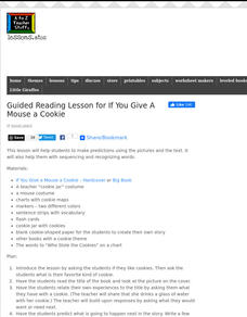 Guided Reading - If You Give A Mouse a Cookie Lesson Plan