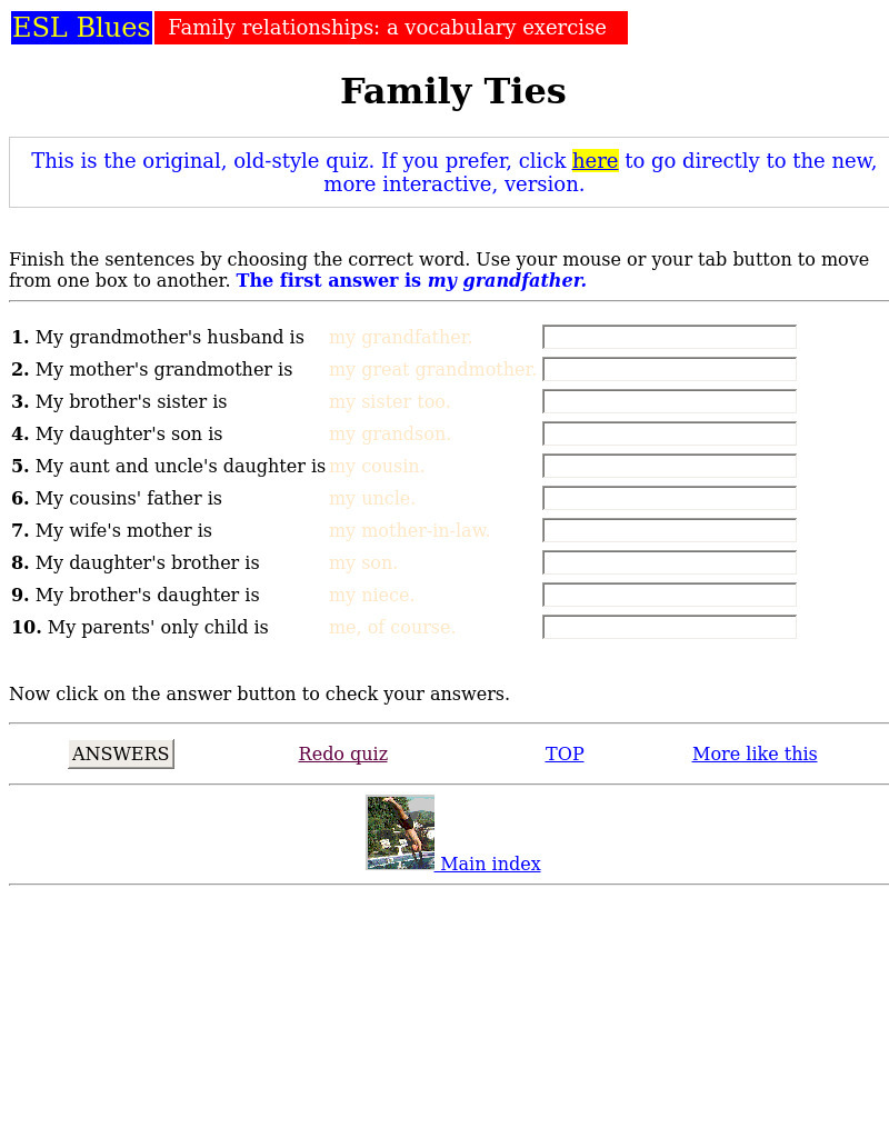 Family Ties Interactive