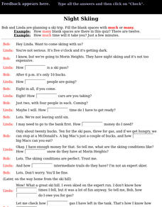 Night Skiing Interactive