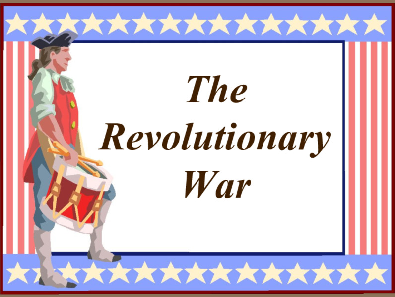 The Revolutionary War Lesson Plan
