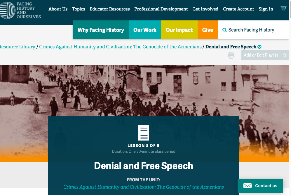 Denial and Free Speech Lesson Plan