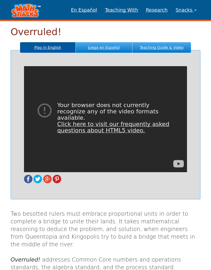 Overruled! Instructional Video