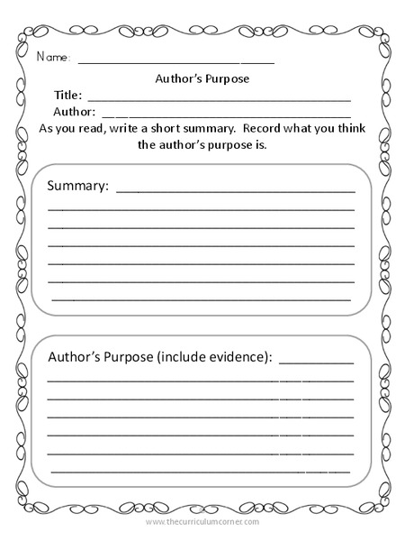 Informational Text Graphic Organizers Organizer