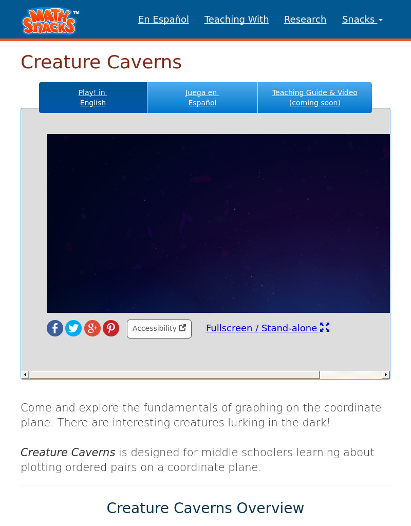 Creature Caverns Interactive