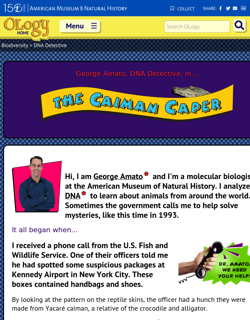 DNA Detective Interactive