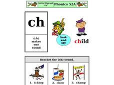 Initial Digraph "Ch" Worksheet