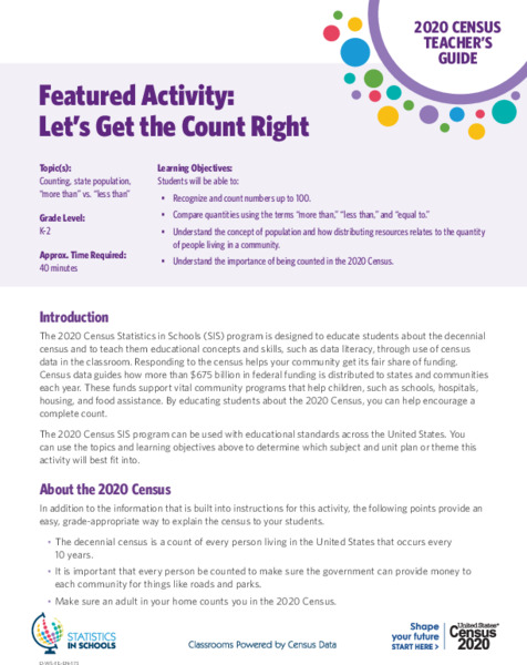 Featured Activity: Let’s Get the Count Right Activity