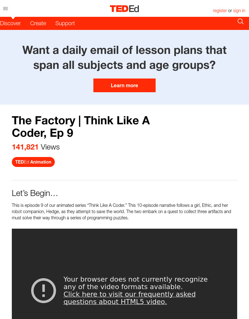 The Factory | Think Like A Coder, Ep 9 Instructional Video