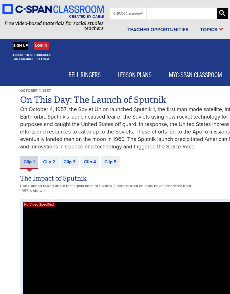 On This Day: The Launch of Sputnik Instructional Video