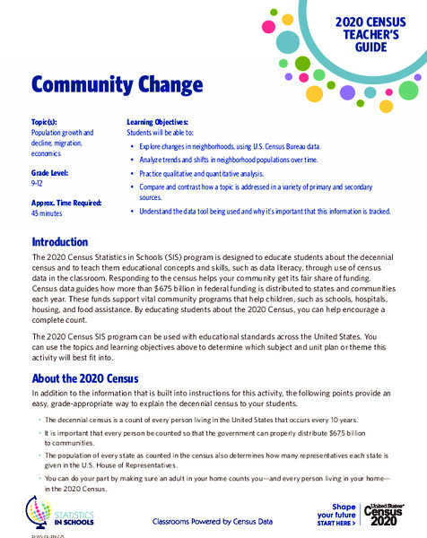 Community Change Activity