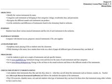 Instruments Lesson Plan