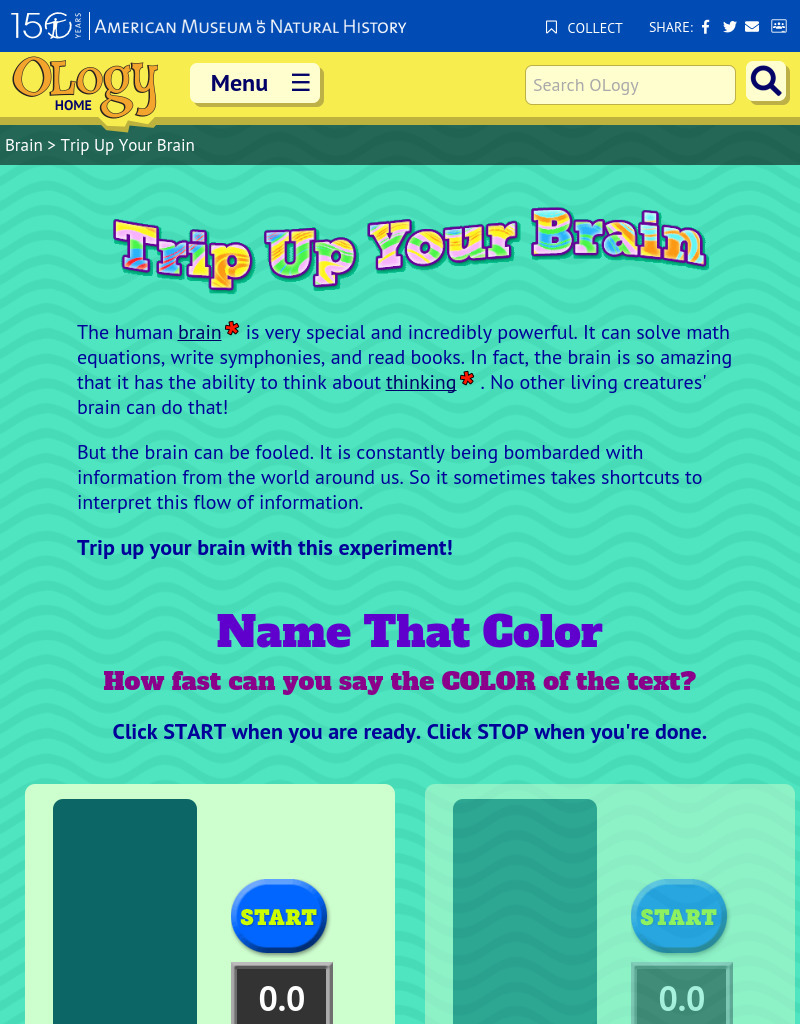 Trip Up Your Brain Interactive