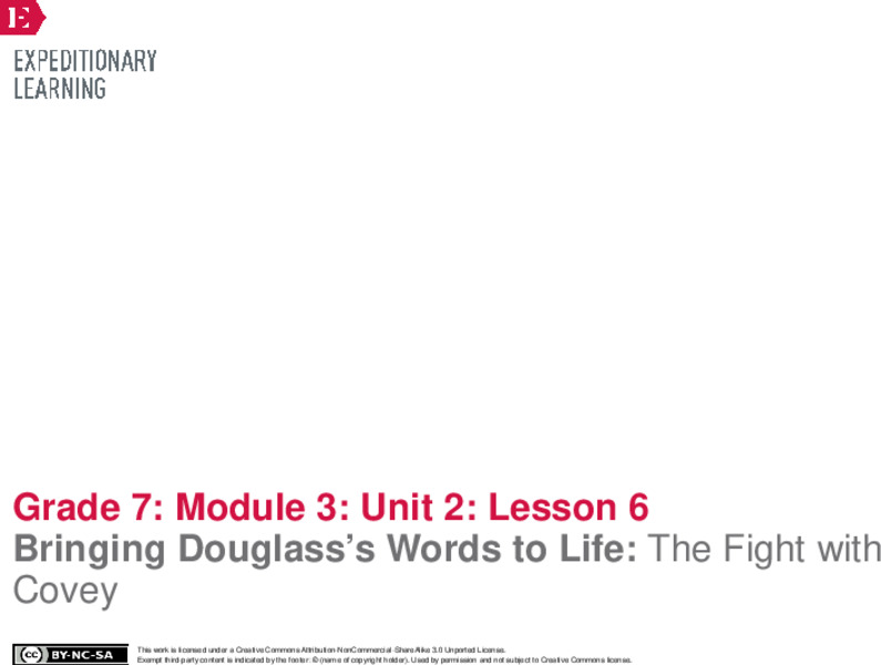 Bringing Douglass’s Words to Life: The Fight with Covey Lesson Plan