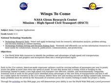 NASA Glenn Research Center Mission : High-Speed Civil Transport (HSCT) Lesson Plan