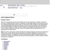 Ivanhoe Part II Lesson Plan