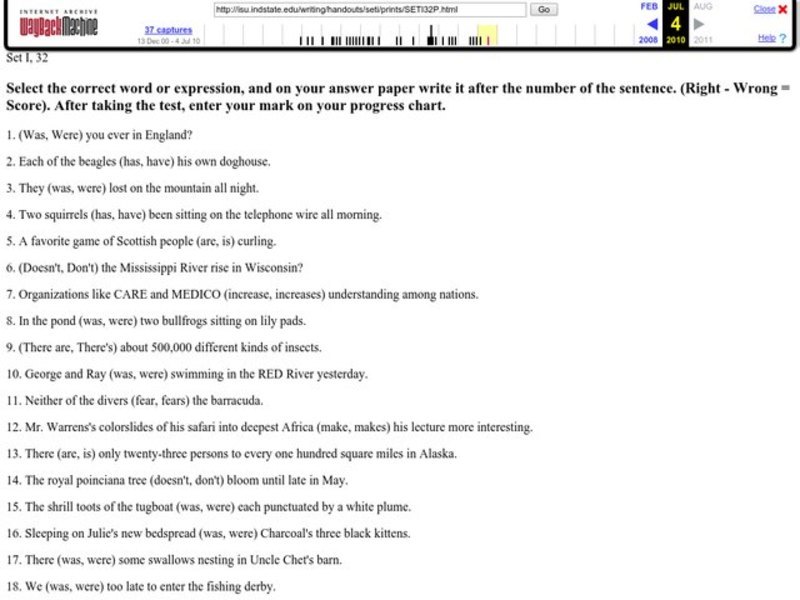 Helping and Linking Verbs Worksheet
