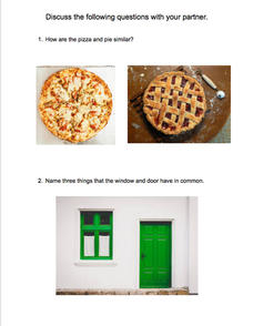 Shape Similarities Short Answer