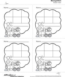 Conductor Sticker Chart 2