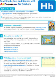 Teaching the Letter Hh with ABCmouse_Color