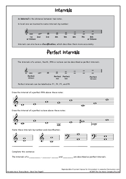 Intervals Handout