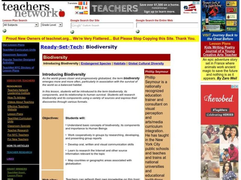 Introducing Biodiversity Lesson Plan