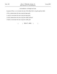 Introduction to Accumulation Worksheet