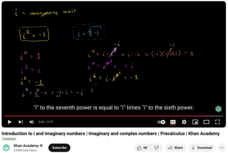 Introduction to i and Imaginary Numbers, Imaginary and Complex Numbers, Precalculus Instructional Video